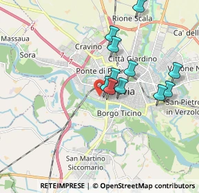 Mappa Via Cristoforo Colombo, 27100 Pavia PV, Italia (1.58636)