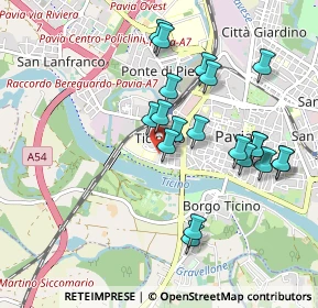 Mappa Via Cristoforo Colombo, 27100 Pavia PV, Italia (0.9195)