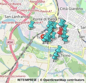 Mappa Via Cristoforo Colombo, 27100 Pavia PV, Italia (0.6425)