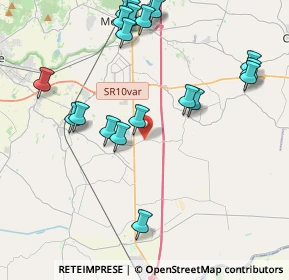 Mappa Via Arzere, 35047 Solesino PD, Italia (4.7005)