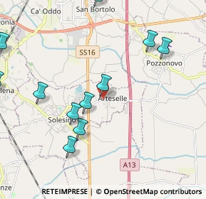 Mappa Via Arzere, 35047 Solesino PD, Italia (2.61917)