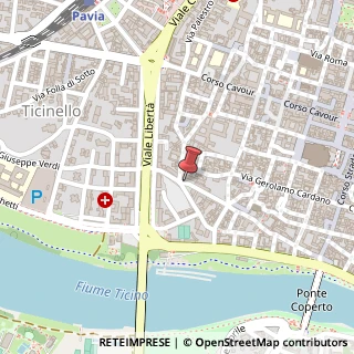 Mappa Via Guglielmo Oberdan, 19, 27100 Pavia, Pavia (Lombardia)