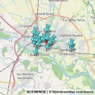 Mappa Via Francesco Maggi, 27100 Pavia PV, Italia (1.06765)
