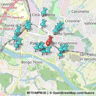 Mappa Via Francesco Maggi, 27100 Pavia PV, Italia (0.8655)