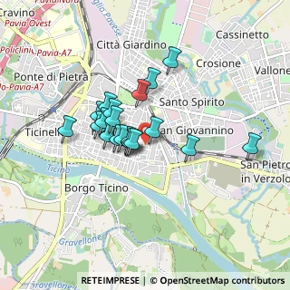 Mappa Via Francesco Maggi, 27100 Pavia PV, Italia (0.6365)