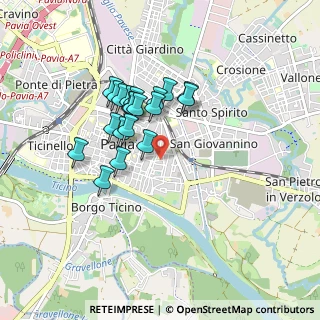Mappa Via Francesco Maggi, 27100 Pavia PV, Italia (0.7105)