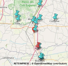Mappa Viale del Commercio, 35047 Solesino PD, Italia (8.50154)