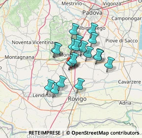 Mappa Viale del Commercio, 35047 Solesino PD, Italia (9.368)