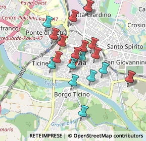 Mappa Via Cardinale Riboldi, 27100 Pavia PV, Italia (0.8325)