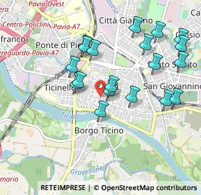 Mappa Via Cardano, 27100 Pavia PV, Italia (0.95737)