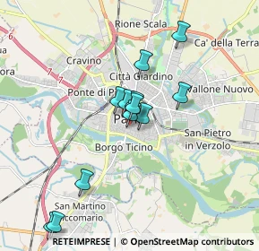 Mappa Vicolo Tre Re, 27100 Pavia PV, Italia (1.52083)