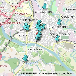 Mappa Via Volturno, 27100 Pavia PV, Italia (0.705)