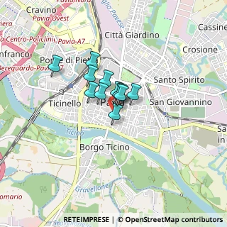 Mappa Via Volturno, 27100 Pavia PV, Italia (0.45917)