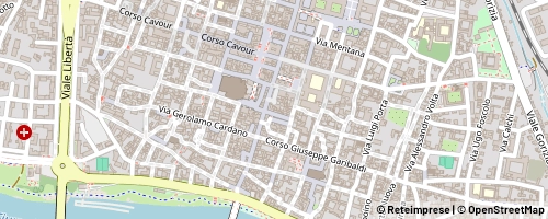 Mappa Pavia