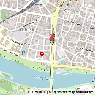 Mappa Viale della Libertà, 47/A, 27100 Pavia, Pavia (Lombardia)