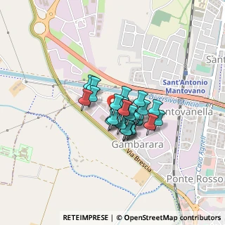 Mappa Via Guastalla, 46100 Mantova MN, Italia (0.24074)