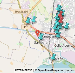 Mappa Via Guastalla, 46100 Mantova MN, Italia (1.1785)