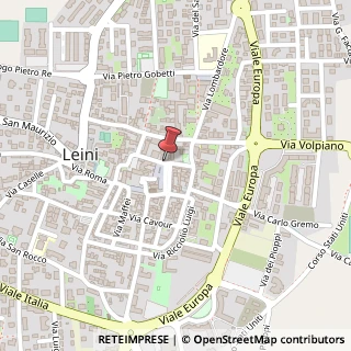 Mappa Via Bovetti, 10, 10040 Leini, Torino (Piemonte)