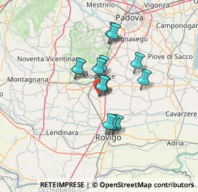 Mappa Viale dell' Industria, 35047 Solesino PD, Italia (9.79)