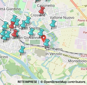 Mappa Via Donegani, 27100 Pavia PV, Italia (1.3135)