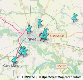 Mappa Via Donegani, 27100 Pavia PV, Italia (4.09818)