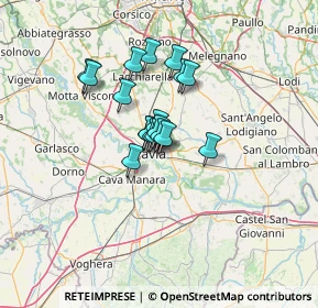 Mappa Via Donegani, 27100 Pavia PV, Italia (8.41333)