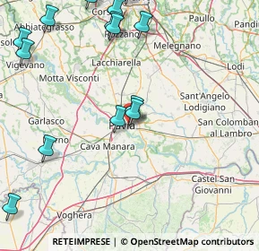 Mappa Via Donegani, 27100 Pavia PV, Italia (21.57429)