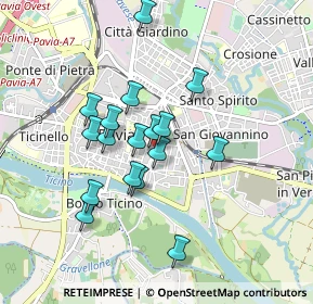 Mappa Via Alessandro Volta, 27100 Pavia PV, Italia (0.74588)