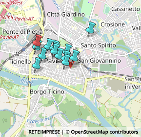 Mappa Via Alessandro Volta, 27100 Pavia PV, Italia (0.62714)