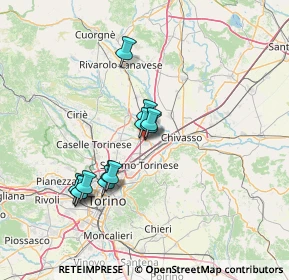 Mappa Piazzale Raffineria, 10088 Volpiano TO, Italia (12.03583)