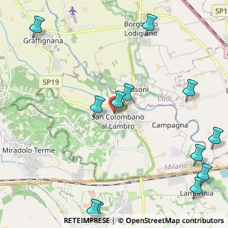 Mappa Via Caterina Bianchi, 20078 San Colombano al Lambro MI, Italia (3.26286)