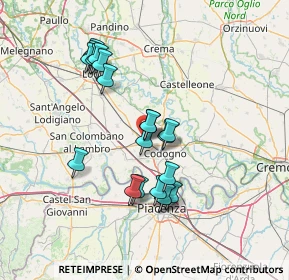 Mappa Via Adda, 26841 Casalpusterlengo LO, Italia (12.9295)