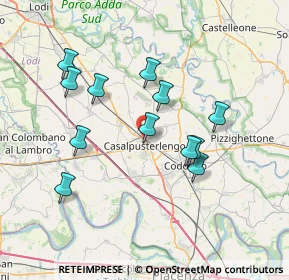 Mappa Via Adda, 26841 Casalpusterlengo LO, Italia (6.7475)