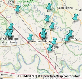 Mappa Via Adda, 26841 Casalpusterlengo LO, Italia (8.069)