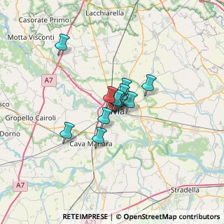 Mappa Via Filippo Cossa, 27100 Pavia PV, Italia (3.6475)