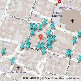 Mappa Via dei Liguri, 27100 Pavia PV, Italia (0.04231)