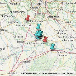 Mappa Via Garavaglia, 27100 Pavia PV, Italia (6.64273)