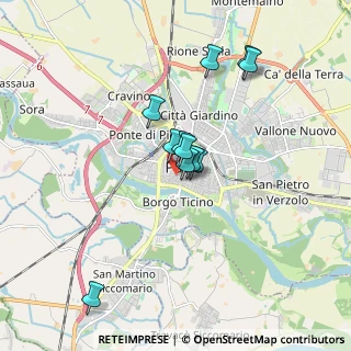 Mappa Via Garavaglia, 27100 Pavia PV, Italia (1.38273)