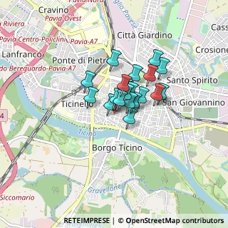 Mappa Via Garavaglia, 27100 Pavia PV, Italia (0.497)