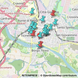 Mappa Via Filippo Cossa, 27100 Pavia PV, Italia (0.609)