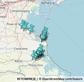 Mappa Via Papa Giovanni XXIII, 30015 Chioggia VE, Italia (9.90176)