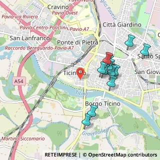 Mappa Via Giacomo Franchi, 27100 Pavia PV, Italia (0.96583)