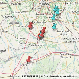 Mappa Via Giacomo Franchi, 27100 Pavia PV, Italia (14.83455)