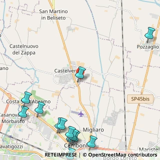 Mappa Via Giacomo Marenghi, 26022 Castelverde CR, Italia (3.34462)