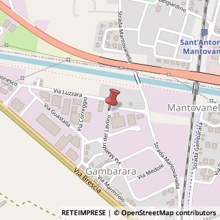 Mappa Via Maestri del Lavoro, 38, 46100 Mantova, Mantova (Lombardia)