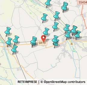 Mappa Via Cà Dè Micheli, 37058 Sanguinetto VR, Italia (4.389)