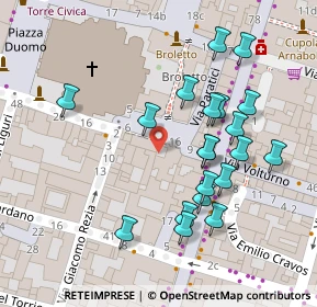 Mappa Piazza Cavagneria, 27100 Pavia PV, Italia (0.0615)