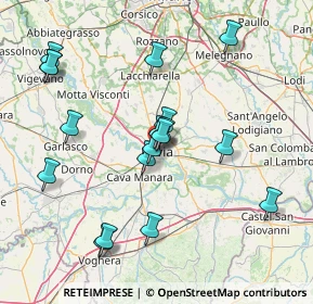 Mappa Piazza Cavagneria, 27100 Pavia PV, Italia (15.35056)