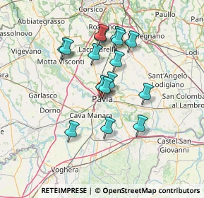 Mappa Piazza Cavagneria, 27100 Pavia PV, Italia (11.94375)