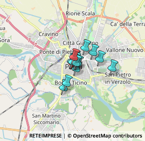 Mappa Piazza Cavagneria, 27100 Pavia PV, Italia (0.69643)